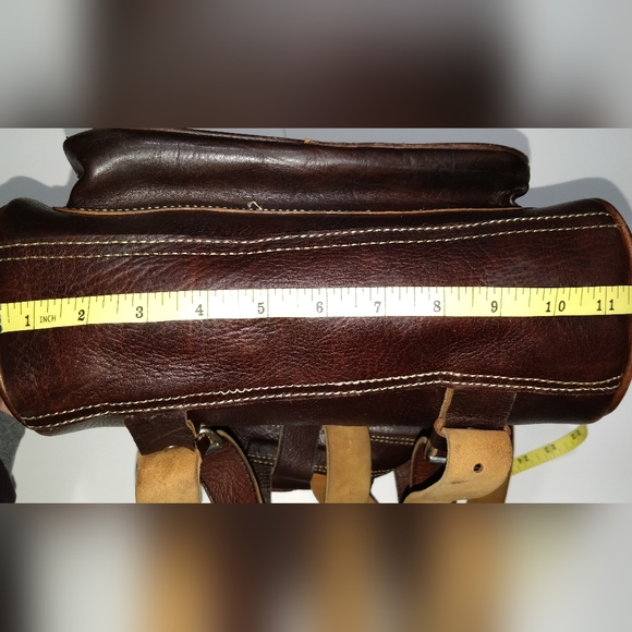 Leather pack sack - Picture 6 of 7